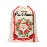 Large Linen drawstring Sack - 50 x 70 cm